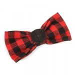 Zöon Beau Tie - Red & Red Check - 2 Pack