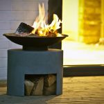Firebowl & Oval Console Cement