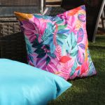 Psychedelic Jungle Outdoor Cushion Multi