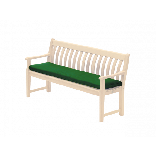 Alexander Rose Polyester 5ft Bench Cushion Green