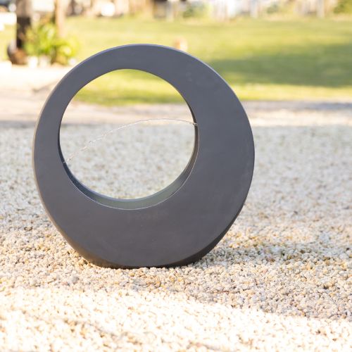 Lumineo Anthracite Circular Water Feature