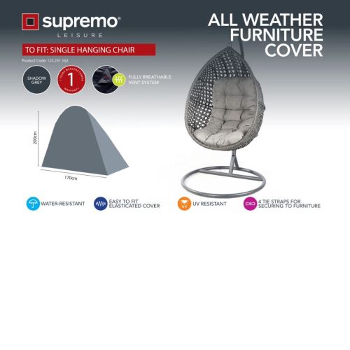 Supremo Single Hanging Egg Chair Furniture Cover