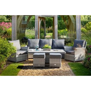 Hartman Heritage 3 Seat Casual Lounge Set with Adjustable Table